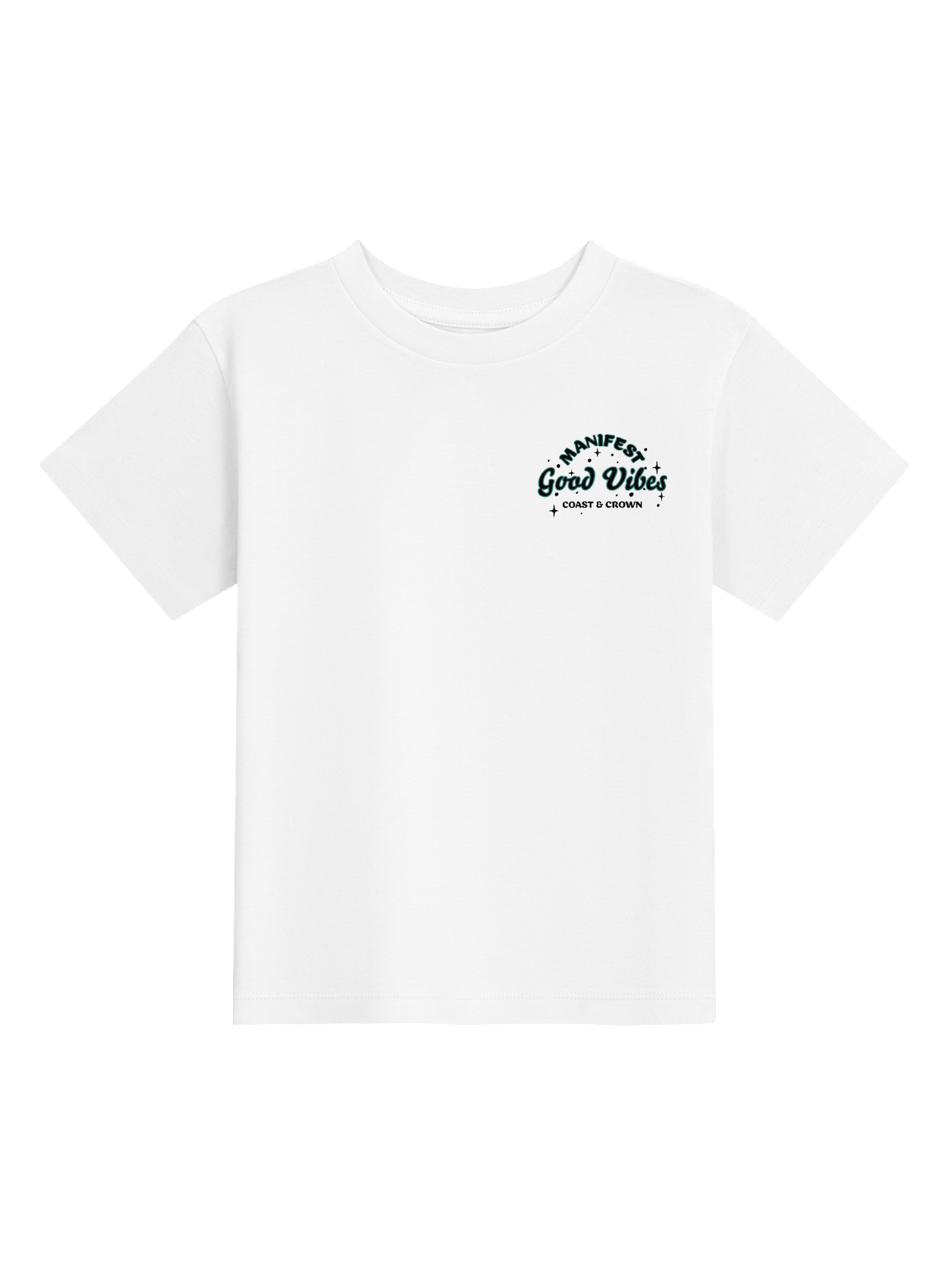 Manifest Good Vibes Tee front