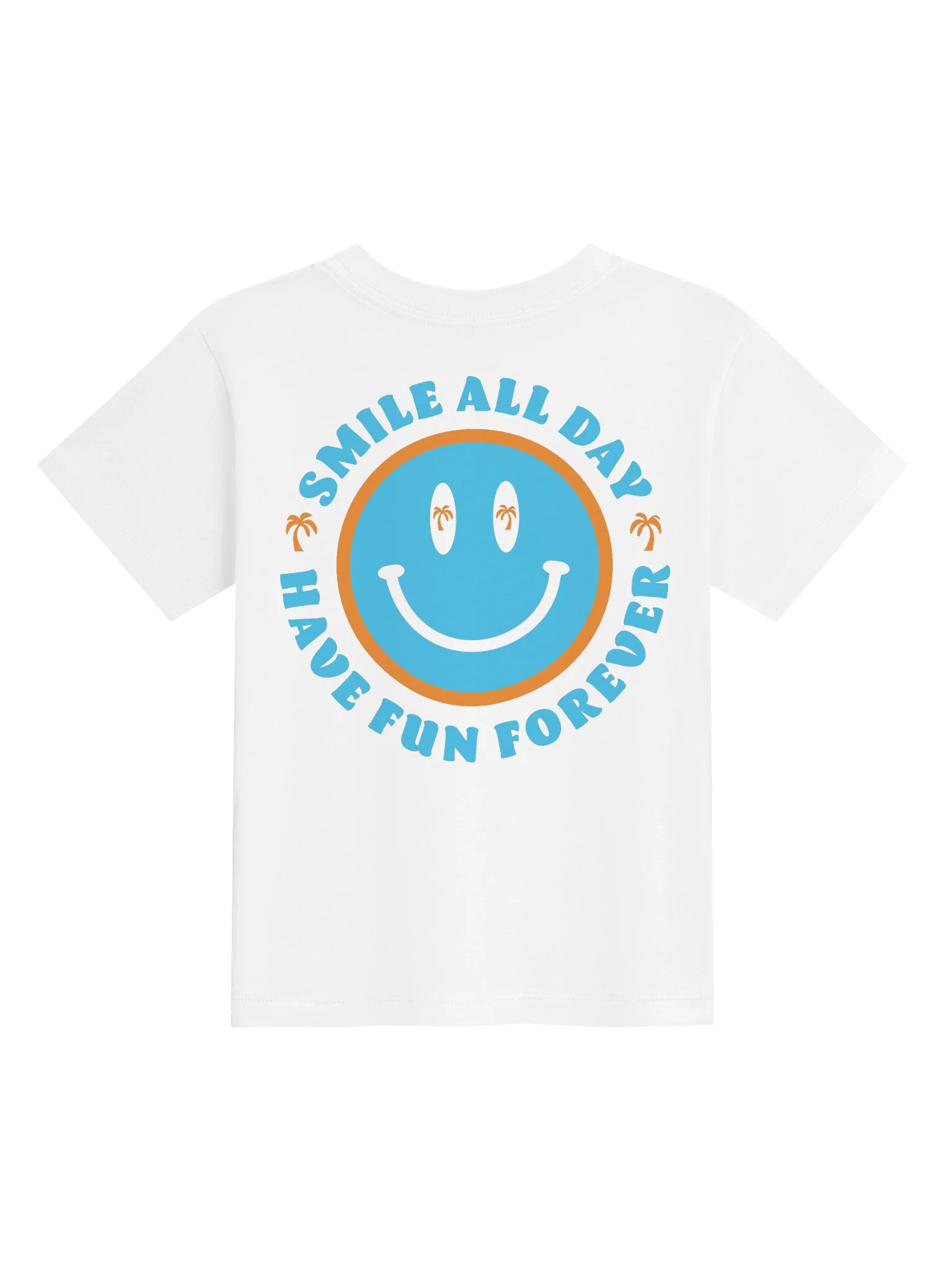 Smile All Day Tee back