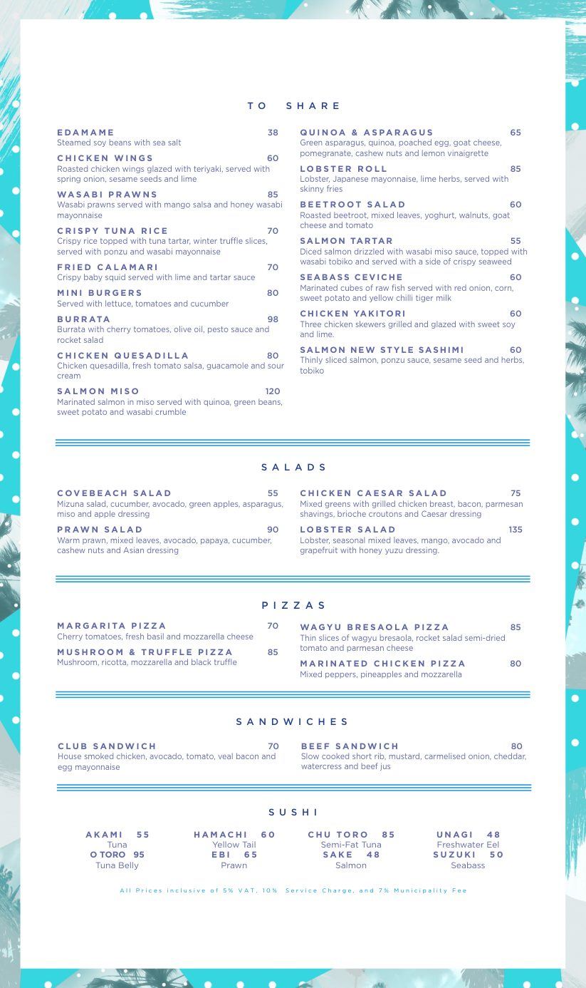 All-Day Food Menu