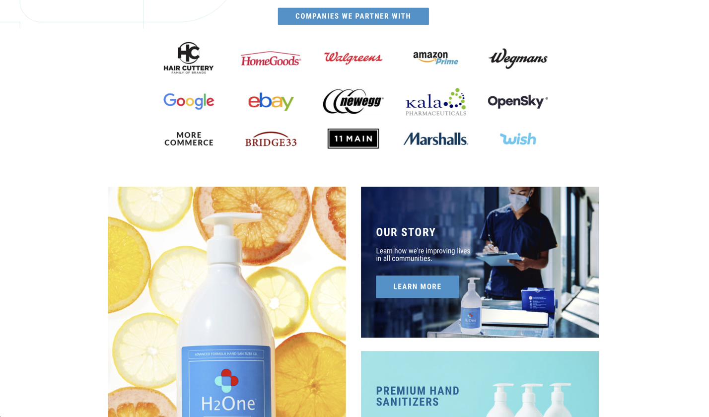 H2One partners and story