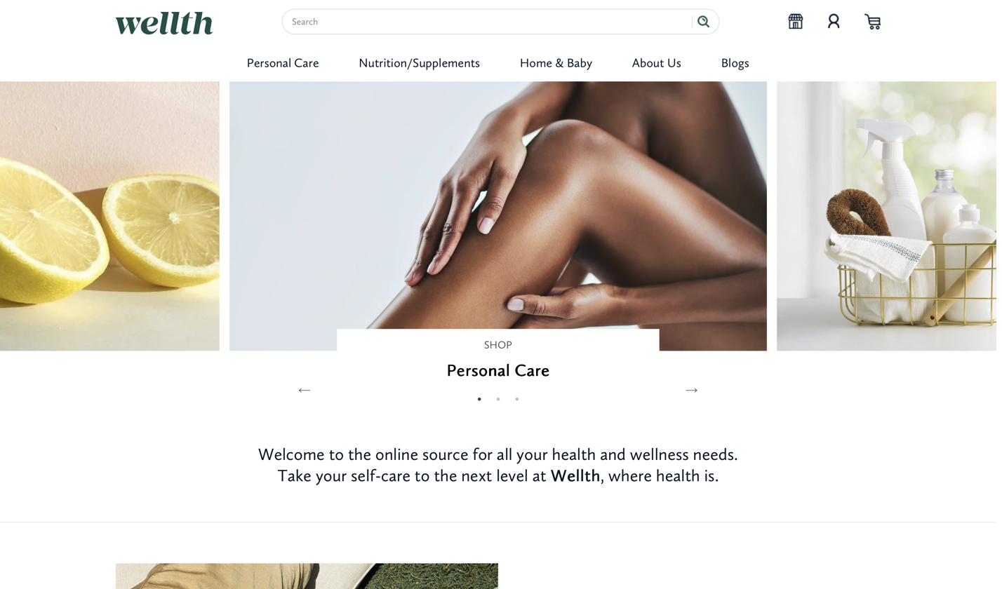 Wellth website