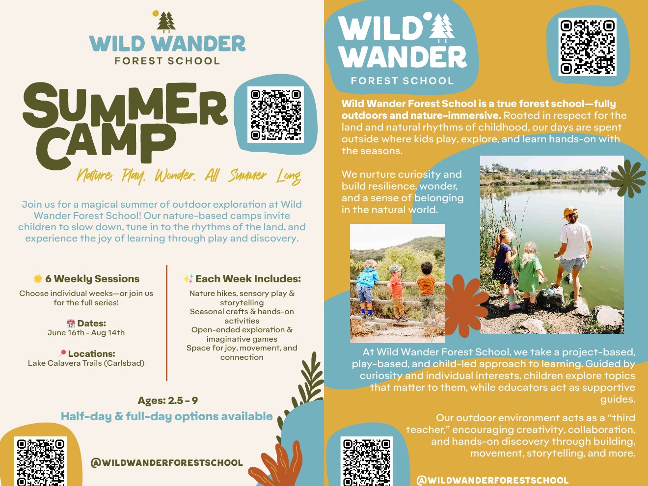 Summer camp flyer